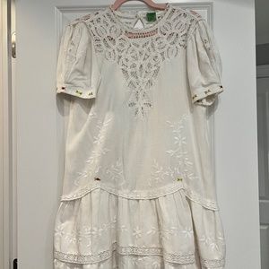LoveShackFancy White Dress Size M